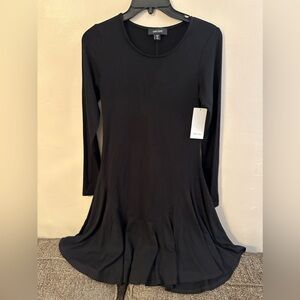 Karen Kane NWT Designer, Beautiful Full Black Dress, XS